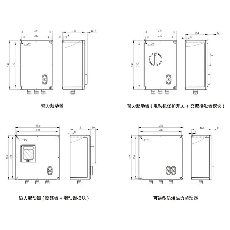 CZ1290 可逆型防爆磁力起動(dòng)器 